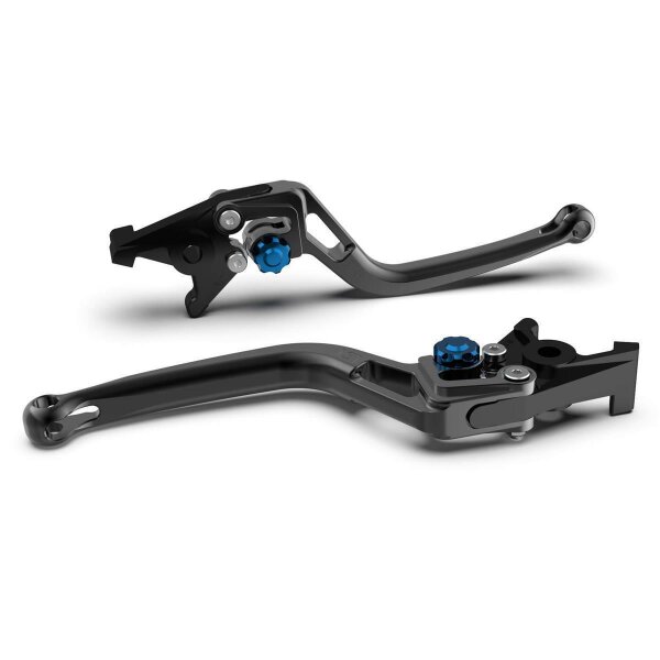 LSL Clutch lever BOW L79R, black / blue