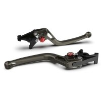 LSL Clutch lever BOW L80R, anthracite / red