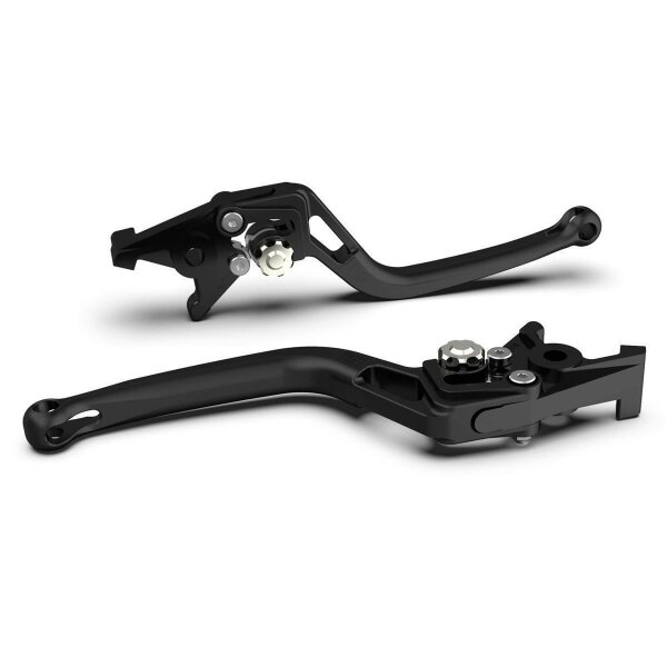 LSL brake lever BOW R17,black pearl blasted/silver