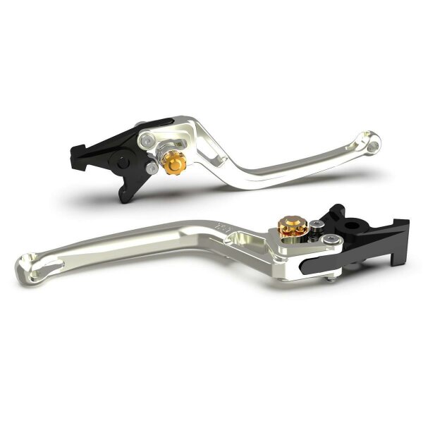 LSL Brake lever BOW R33, silver/gold