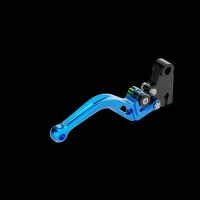 LSL Clutch lever BOW L02R, short, blue/green