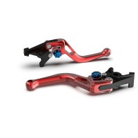 LSL Clutch lever BOW L03, short, red/blue