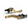 LSL Clutch lever BOW L04, short, gold/blue