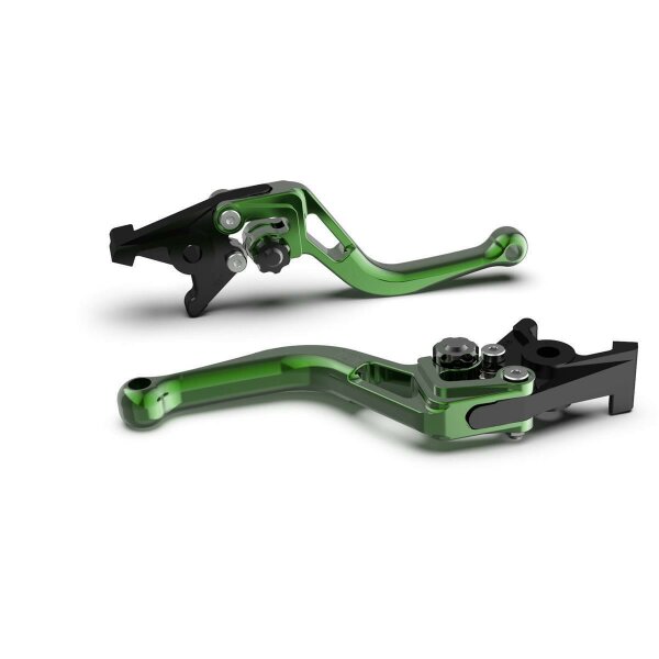 LSL Clutch lever BOW L08, short, green/black