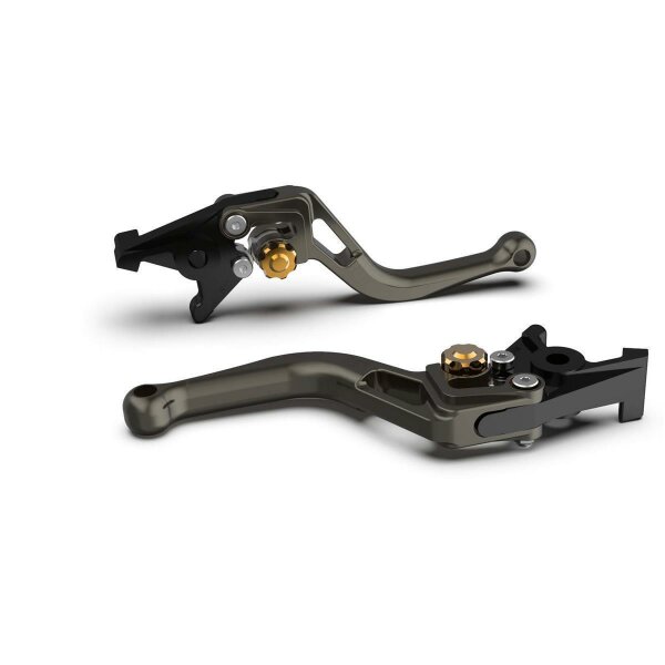 LSL Clutch lever BOW L09R, short, anthracite/gold