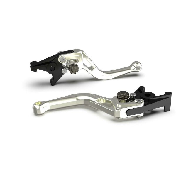 LSL Clutch lever BOW L09R, short, silver/anthracite