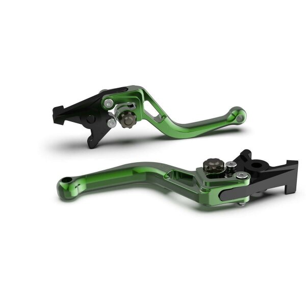 LSL Clutch lever BOW L18, short, green/anthracite