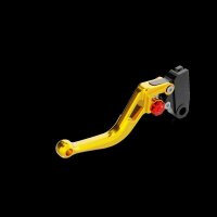 LSL Clutch lever BOW L22R, short, gold/red
