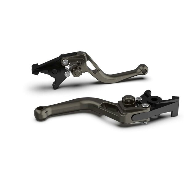 LSL Clutch lever BOW L23R, short, anthracite/anthracite