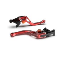 LSL Clutch lever BOW L33, short, red/orange