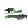 LSL Clutch lever BOW L55R, short, green/blue