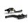 LSL Brake lever BOW R12, short, black pearl blasted/gold