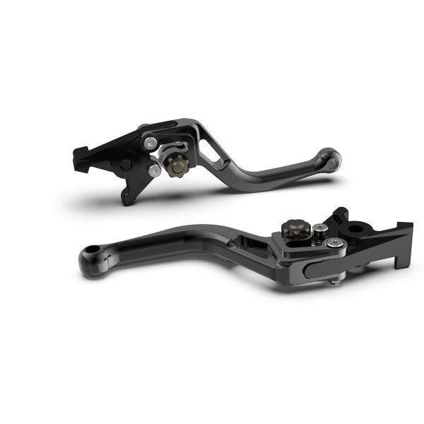 LSL Brake lever BOW R12, short, black/anthracite