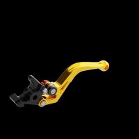 LSL Brake lever BOW R13, short, gold/red