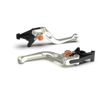LSL Brake lever BOW R14, short, silver/orange