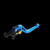 LSL Brake lever BOW R18R, short, blue/gold