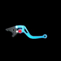 LSL Brake lever BOW R38R, short, blue/red