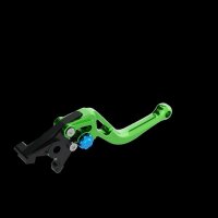 LSL Brake lever BOW R39R, short, green/blue