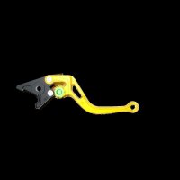 LSL Brake lever BOW R71, short, gold / green