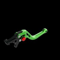 LSL Brake lever BOW R71, short, green / red