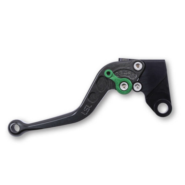 LSL Clutch lever Classic L02R, anthracite/green, short