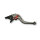 LSL Clutch lever Classic L02R, anthracite/red, short