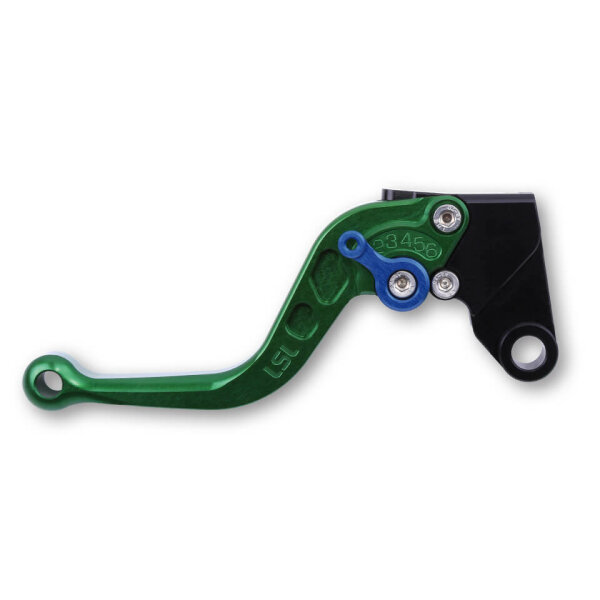 LSL Clutch lever Classic L03, green/blue, short