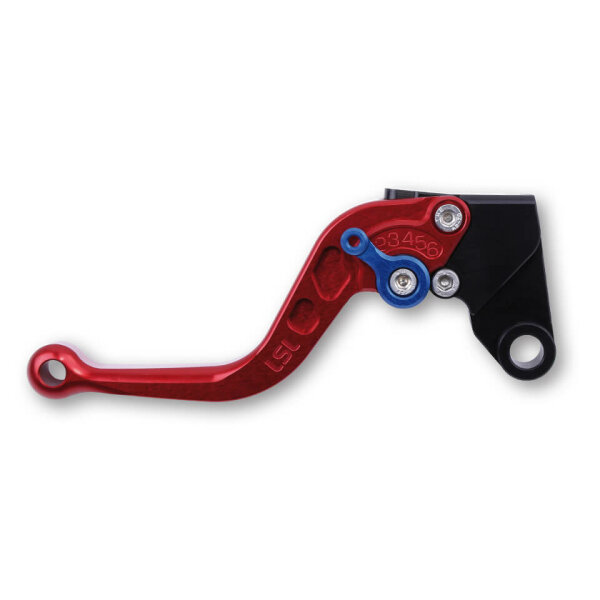 LSL Clutch lever Classic L03, red/blue, short