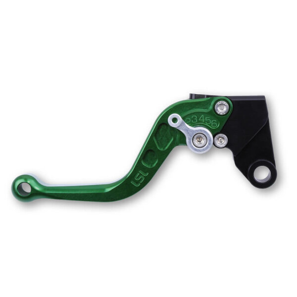 LSL Clutch lever Classic L09R, green/silver, short