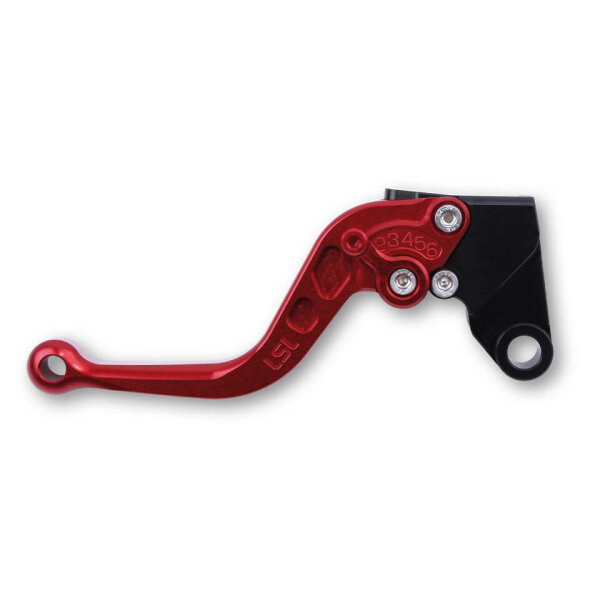 LSL Clutch lever Classic L25R, red/red, short