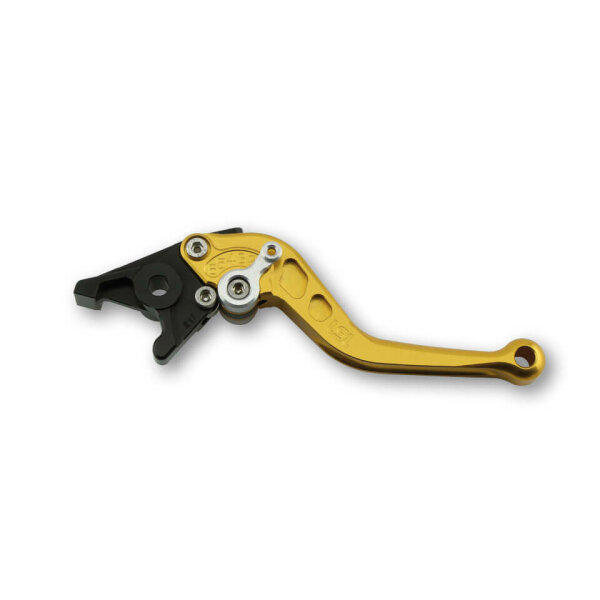 LSL Clutch lever Classic L35R, gold/silver, short