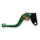 LSL Clutch lever Classic L35R, green/gold, short