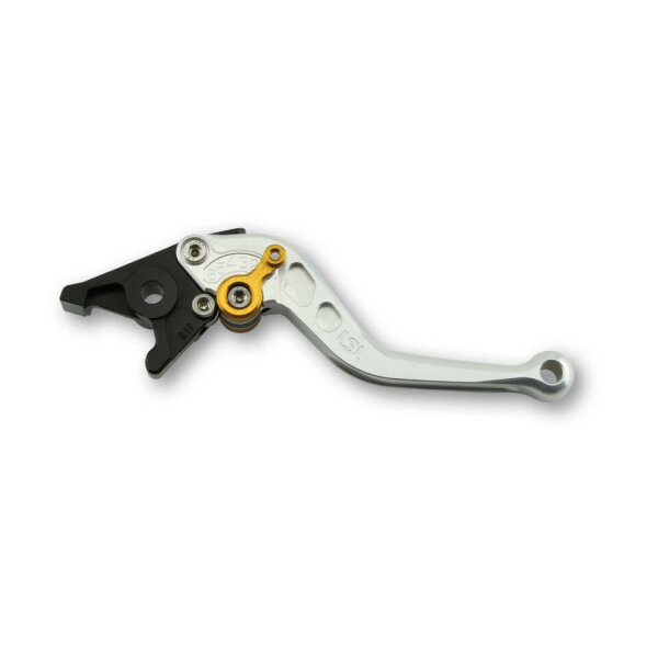 LSL Clutch lever Classic L58R, silver/gold, short