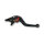 LSL Brake lever Classic R09, black/red, short