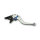 LSL Brake lever Classic R12, silver/blue, short