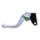 LSL Brake lever Classic R18R, silver/green, short