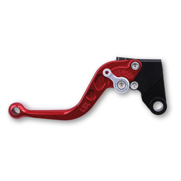 LSL Brake lever Classic R67R, red/silver, short