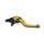 LSL Brake lever R75, short, gold / black