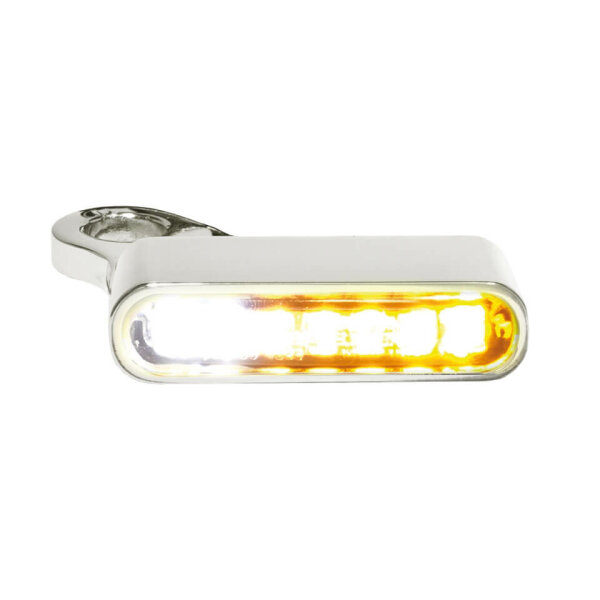 HeinzBikes LED Armaturen Blinker-Positionslicht-Kombination SPORTSTER Modelle 14-, silber