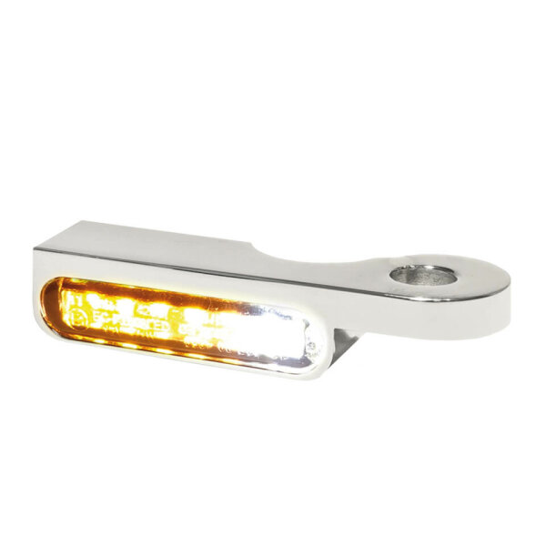 HeinzBikes LED Armaturen Blinker-Positionslicht-Kombination SOFTAIL Modelle -14, silber