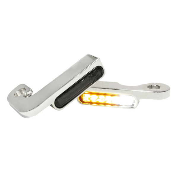 HeinzBikes LED Armaturen Blinker-Positionslicht-Kombination TOURING Modelle -08, silber