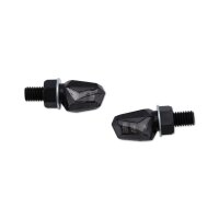 SHIN YO LED indicators TINY, black, tinted glass