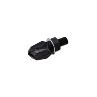 SHIN YO LED indicators TINY, black, tinted glass