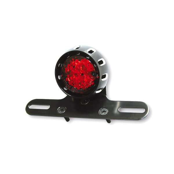 SHIN YO MILES LED tail light, black housing, red glass