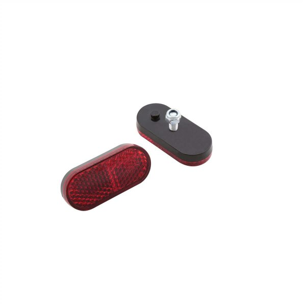 SHIN YO Reflector, red, with M5 threaded bolt