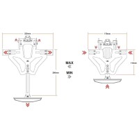 LSL MANTIS-RS PRO für Husqvarna 401 Vitpilen / Svartpilen 18-, inkl. Kennzeichenbeleuchtung