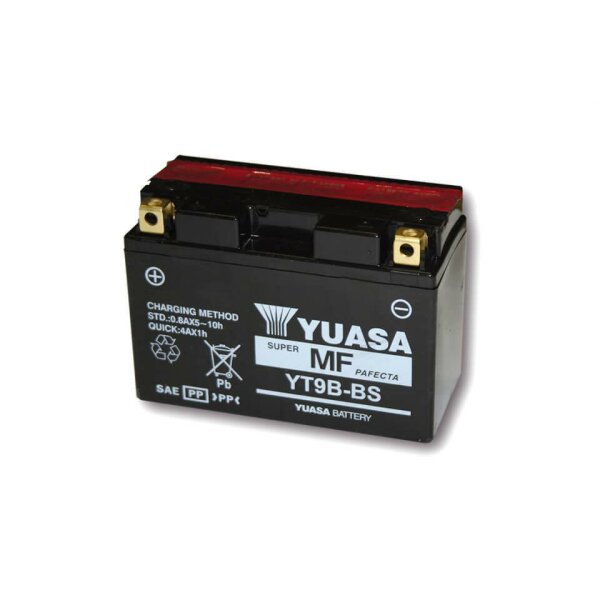 YUASA Batterie YT 9 B-BS (YT 9-B4) wartungsfrei (AGM)