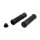 SHIN YO Handlebar grip rubber, 7/8 inch (22.2 mm), 130 mm, black satin finish