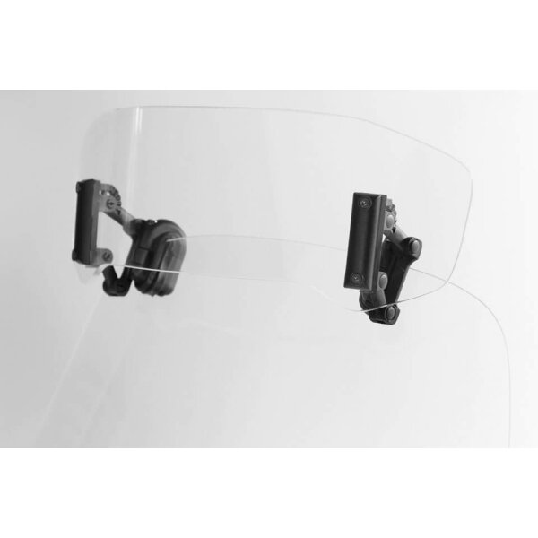 MRA Vario-Spoiler-Aufsatz VSA-TYP A 30/19 cm, klar, inkl. Klemme