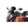 MRA Sportscheibe NSPM, KTM Super Duke R 1290, 2020-, schwarz